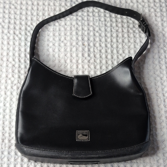 Dooney & Bourke Black Leather Shoulder Bag - Picture 11 of 11